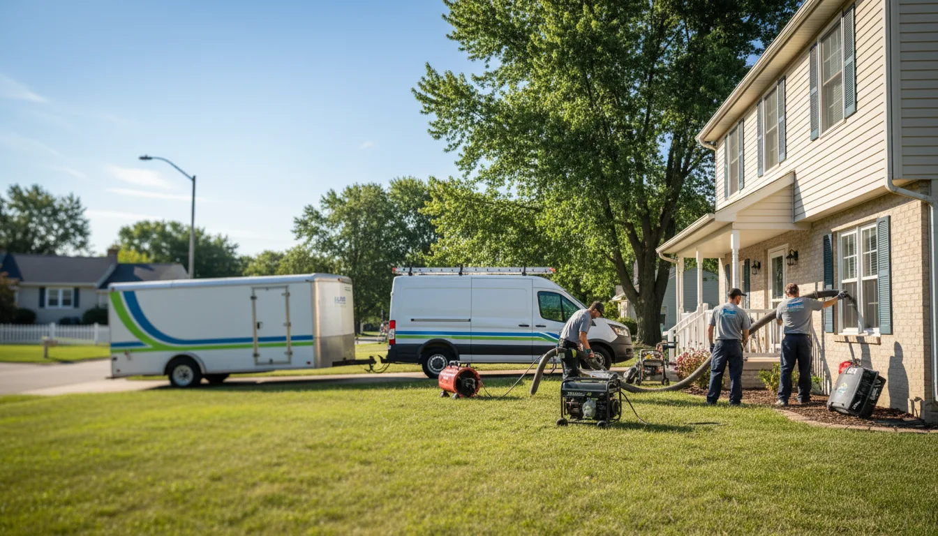 Flooded Basement Restoration And Cleanup With Repair in Perry, NY near me